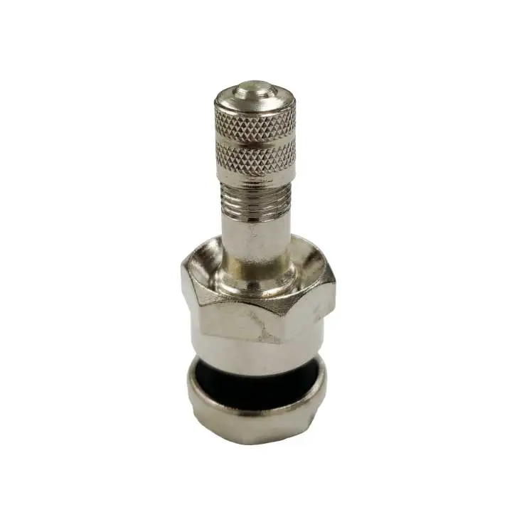 Nickel Plated Grommet Seal Straight Valve