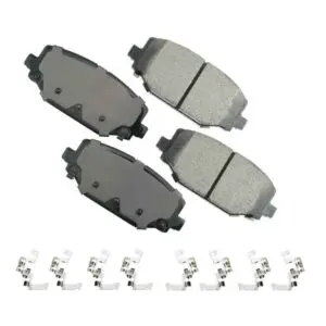 Dodge / Chrysler / Volkswagen Ceramic Rear Brake Pads