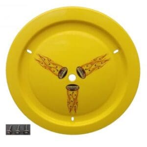 Yellow Dominator Ultimate Smooth Racing Wheel Cover Real Style 15" - DOM-1006