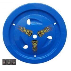 Blue Dominator Ultimate Racing Vented Wheel Cover Real Style 15″