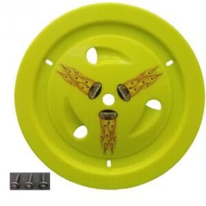 Flo Yellow Dominator Ultimate Racing Vented Wheel Cover Real Style 15″