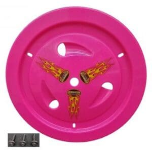 Pink Dominator Ultimate Racing Vented Wheel Cover Real Style 15″