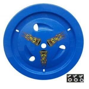 Blue Dominator Ultimate Racing Vented Wheel Cover Real Style 15″