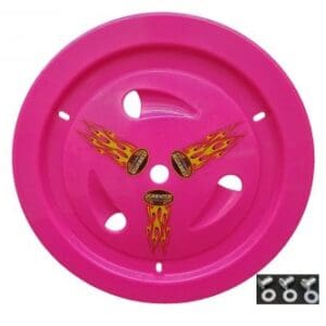 Pink Dominator Ultimate Racing Vented Wheel Cover Real Style 15″