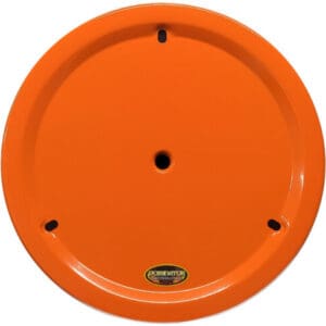 Orange Dominator Smooth Metal Wheel Cover 15″ DOM-1030