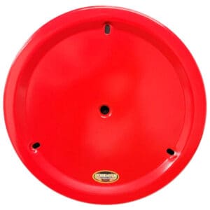 Red Dominator Smooth Metal Wheel Cover 15″ DOM-1030