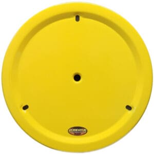 Yellow Dominator Smooth Metal Wheel Cover 15″ DOM-1030