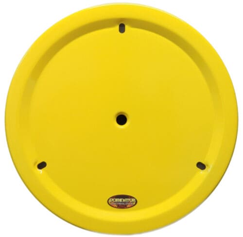 Yellow Dominator Smooth Metal Wheel Cover 15″ DOM-1030