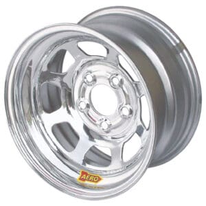 Aero 51-Series Chrome Spun Steel Race Wheel 15x10