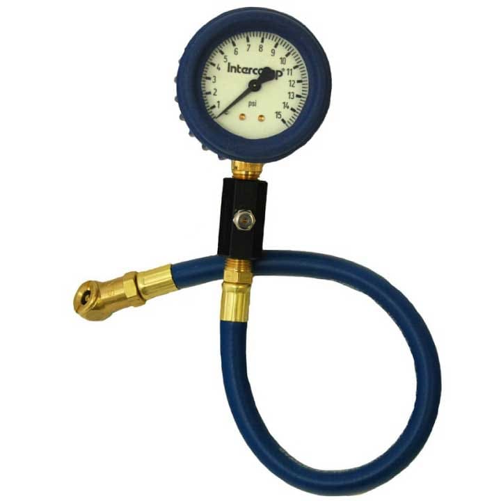 Glow In Dark Deluxe Tire Pressure Gauge (0-15 PSI)