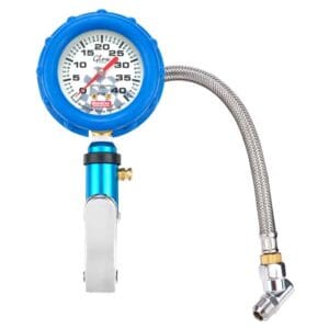 Tire Inflator With Glo Pressure Gauge (0-40 PSI)