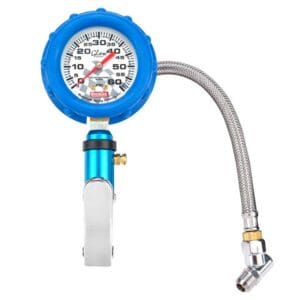 Tire Inflator With Glo Pressure Gauge (0-60 PSI)